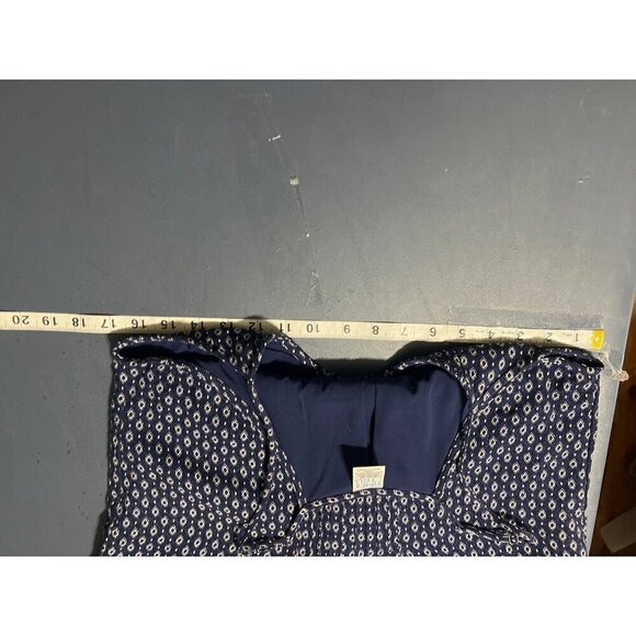 Time And Tru Blue Spaghetti Strap Dress S (4-6) Beachy Boho vacation Resort Crui - Picture 6 of 10